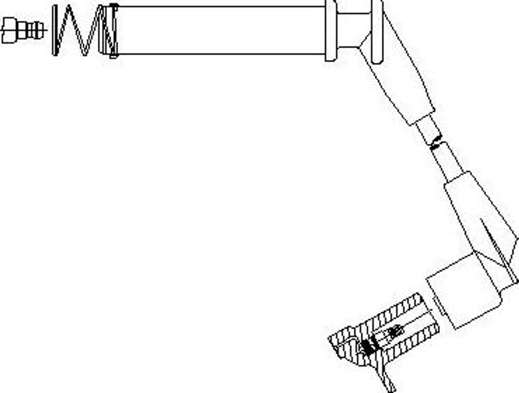 BREMI 370/30 Zündkabel OE 1282072 kompatibel mit Vectra, Corsa B, Combo, Astra F