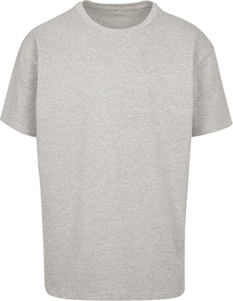 Build Your Brand BY102 | Herren Heavy Oversize Tee - Farbe: Grey - Größe: XS