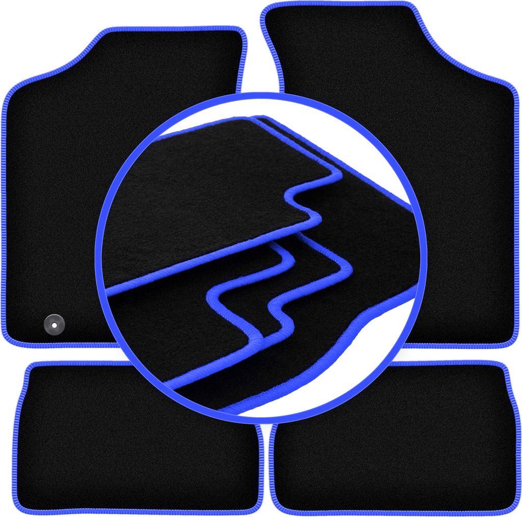 CARLUX-BLUE Autofußmatten für: Peugeot 106 Fließheck (1991-2003)