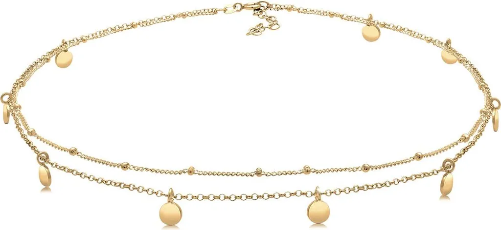 Collier Elli adultes en argent sterling - Finition polie et design moderne