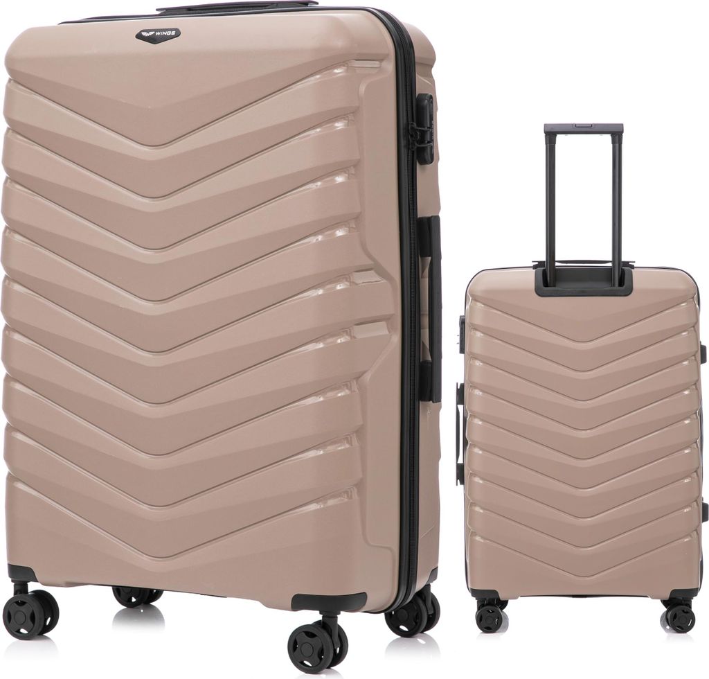 Pevný kufor Wings Phoenix Brown 75x50x30 cm | Ľahký a Obrázok produktu 
