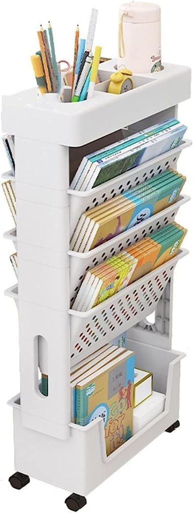 Omgoods - Carrello mobile a 5 ripiani per l'organizzazione Immagine del prodotto 
