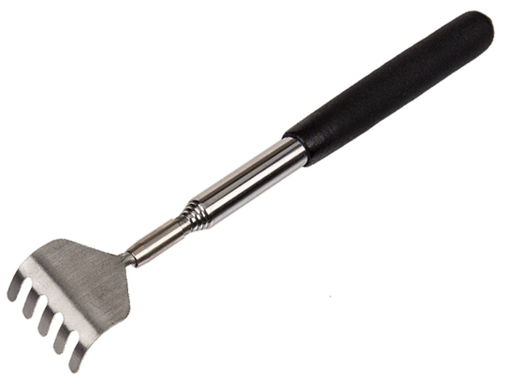 Rückenkratzer Mini Teleskop Metall Buckelkratzer ausziehbar Produktbild 
