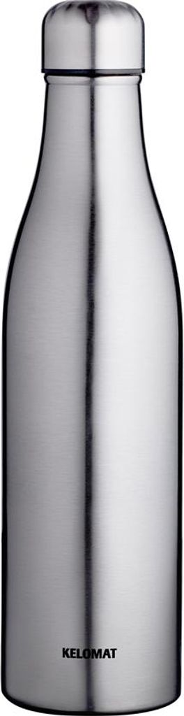 Kelomat Trinkflasche aus Edelstahl gebürstet 0,5 Liter