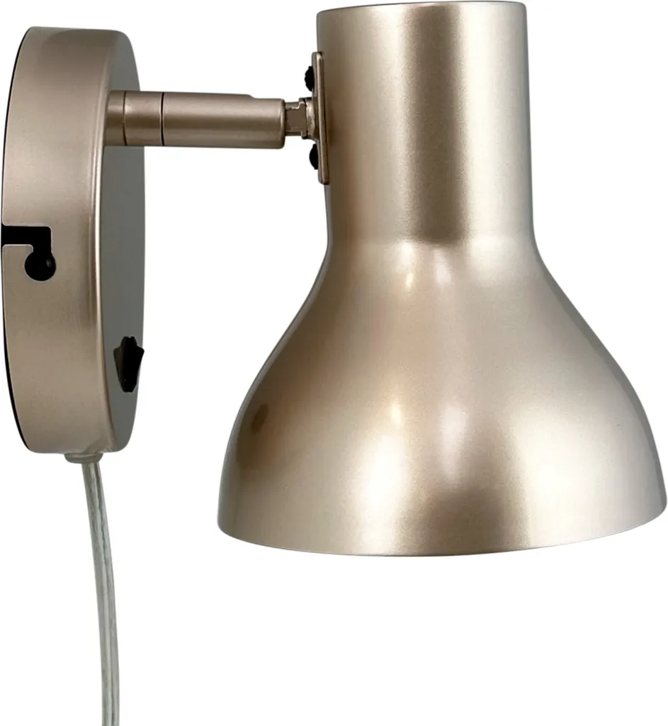 Applique Parete BOB LED Metallo Beige: Luce Lettura Alta Qualità