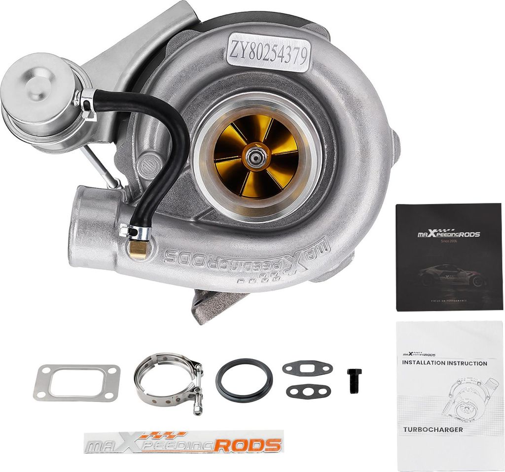 Billet Turbocompresseur T3 T04E for Audi VW 1.8T VR6 .63 AR Image du produit 