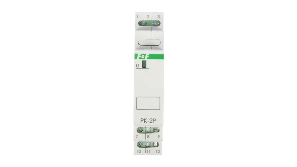 Modulo Relè PK-2P-230V F&F 2 Scambi 8A | Automazione Civile DIN