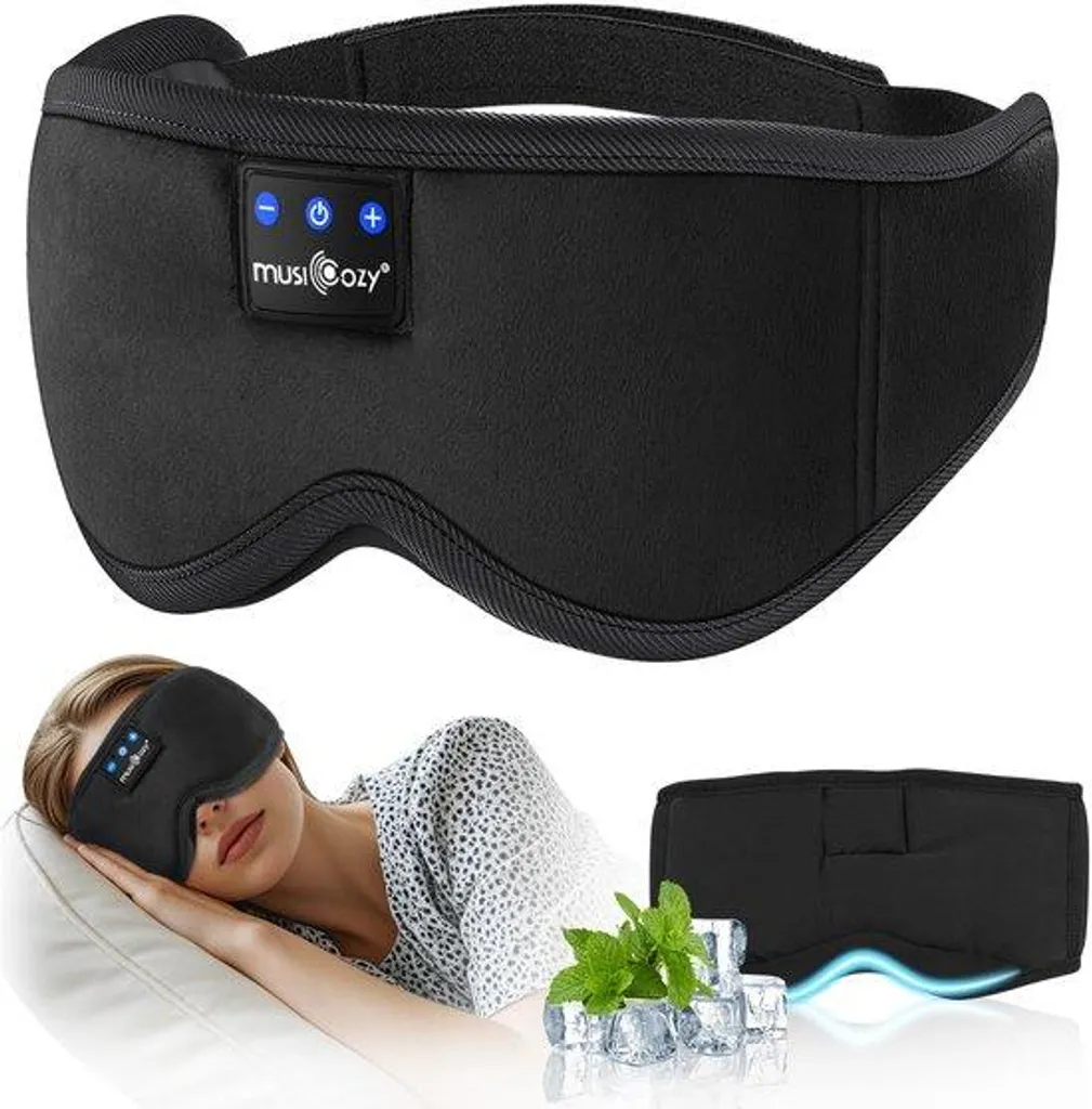 Dormez enfin paisiblement : masque Bluetooth souple et audio bois naturel