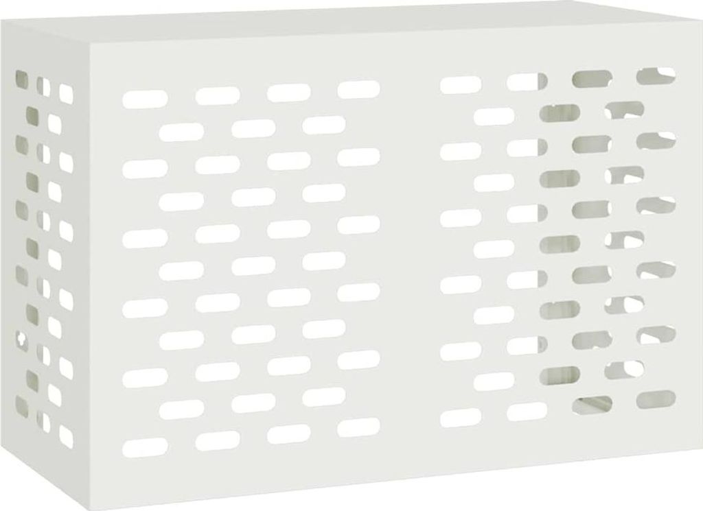 vidaXL Coperchio per aria condizionata bianco 90 x 40 x 60 Immagine del prodotto 