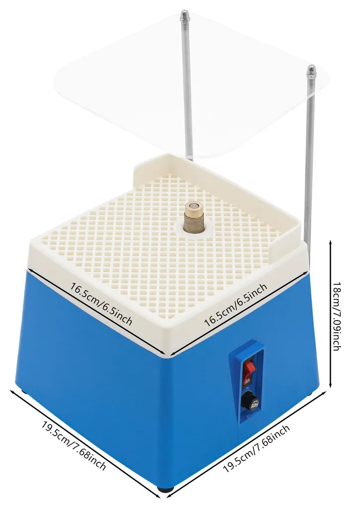 Solution broyage compacte : Mini broyeur bleu 220V 65W haute précision