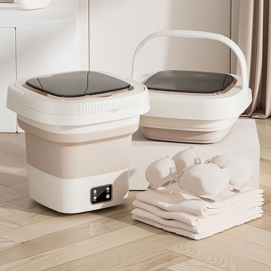 Tragbare Waschmaschine, Tragbare Mini-Waschmaschine Faltbare Kleine  Waschmaschine Mit Ablaufkorb Zum Waschen von Babykleidung, Unterwäsche,  Geeignet
