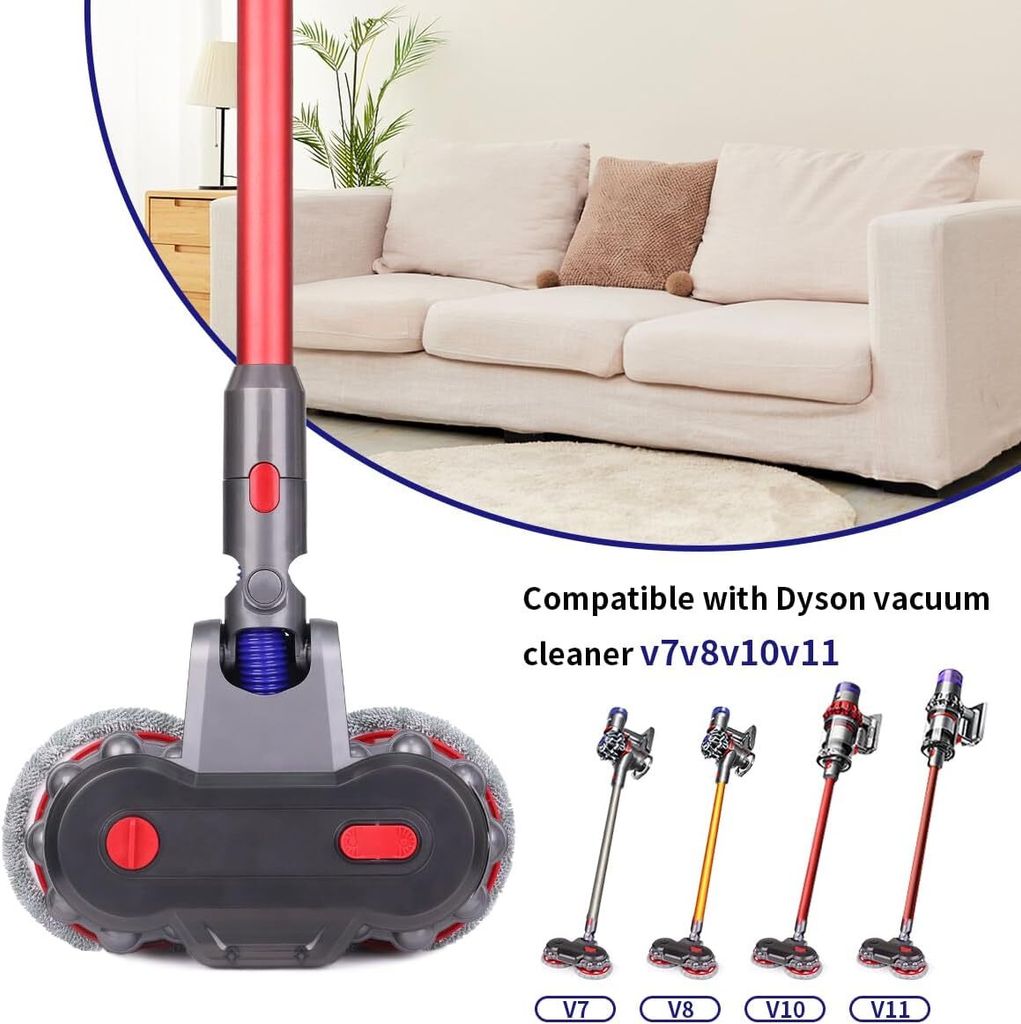 Elektrischer Wischaufsatz für Dyson V11 V10 V8 V7 V15 Produktbild 2