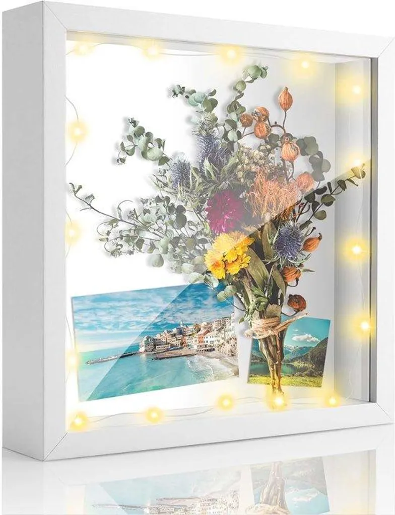 Cadre photo plexiglas blanc 20x20 cm incassable - Solution déco durable