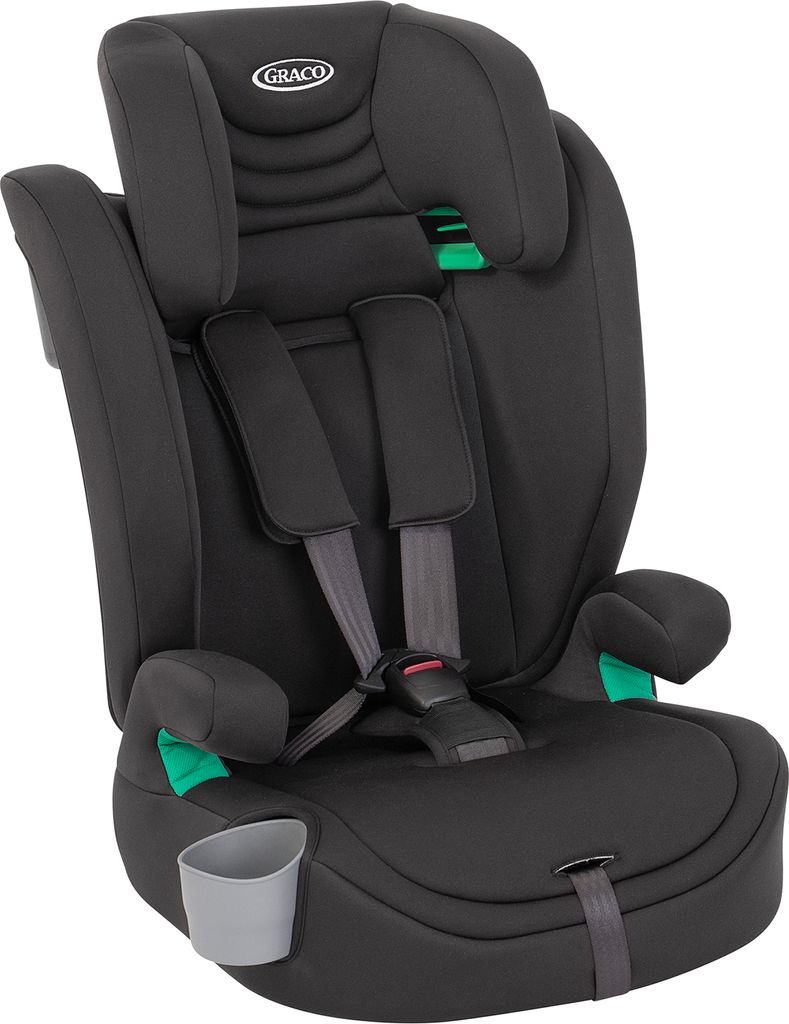 Graco Eldura R129 Kindersitz, Autositz vorwärtsgerichtet ab 15 Monaten bis ca. 12 Jahre (76-150 cm), 5-Punkt-Gurtsystem, Installation mit Fahrz...