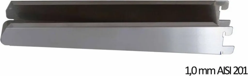 Rangement mural inox 150x40 cm - Optimisation d'espace cuisine pro - 4