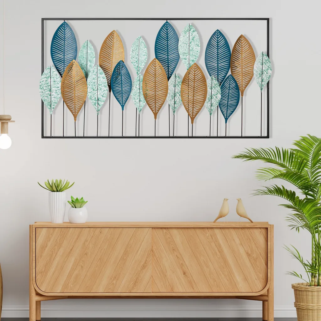 Wallity Bilge Metallo 100% Decorazione Parete 115x60cm Esclusiva