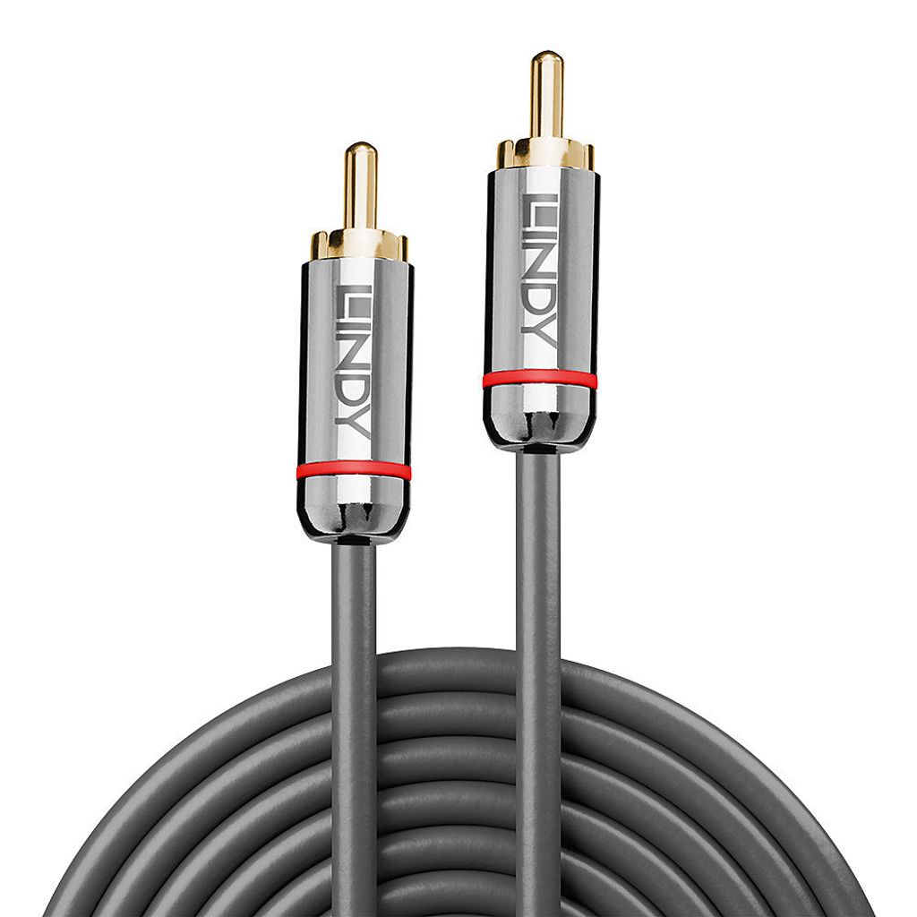 LINDY Audiokabel Digital Koaxial 3.5mm Cromo line 1m Produktbild 