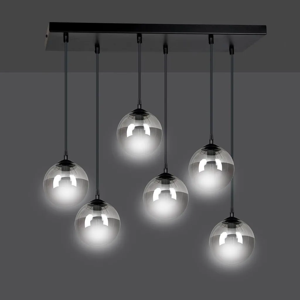 Lustre Salon COSMO 6 Branches - Solution Éclairage Grand Espace E14 - 9