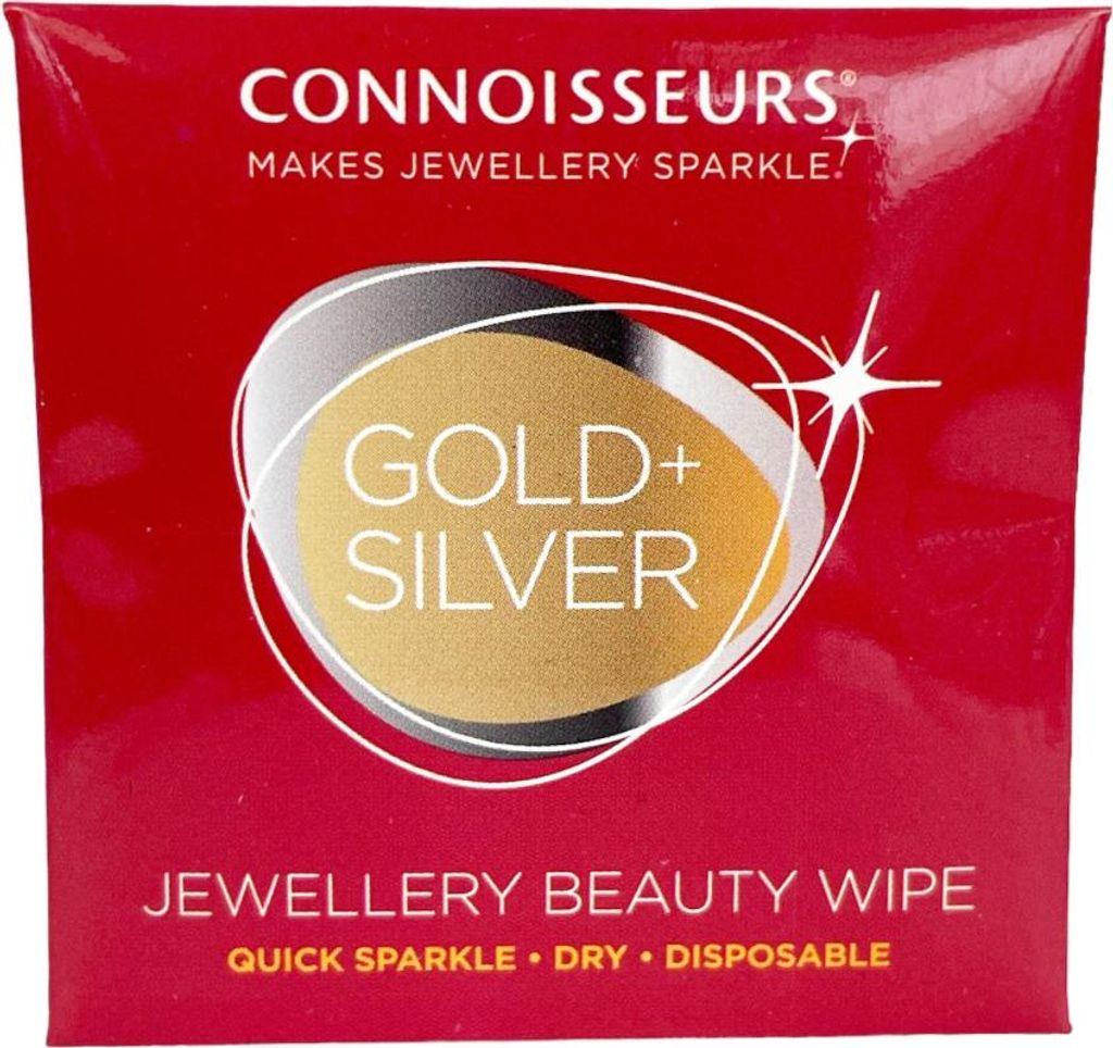 Connoisseurs Schmuck-Trocken-Wipes für Gold und Silber