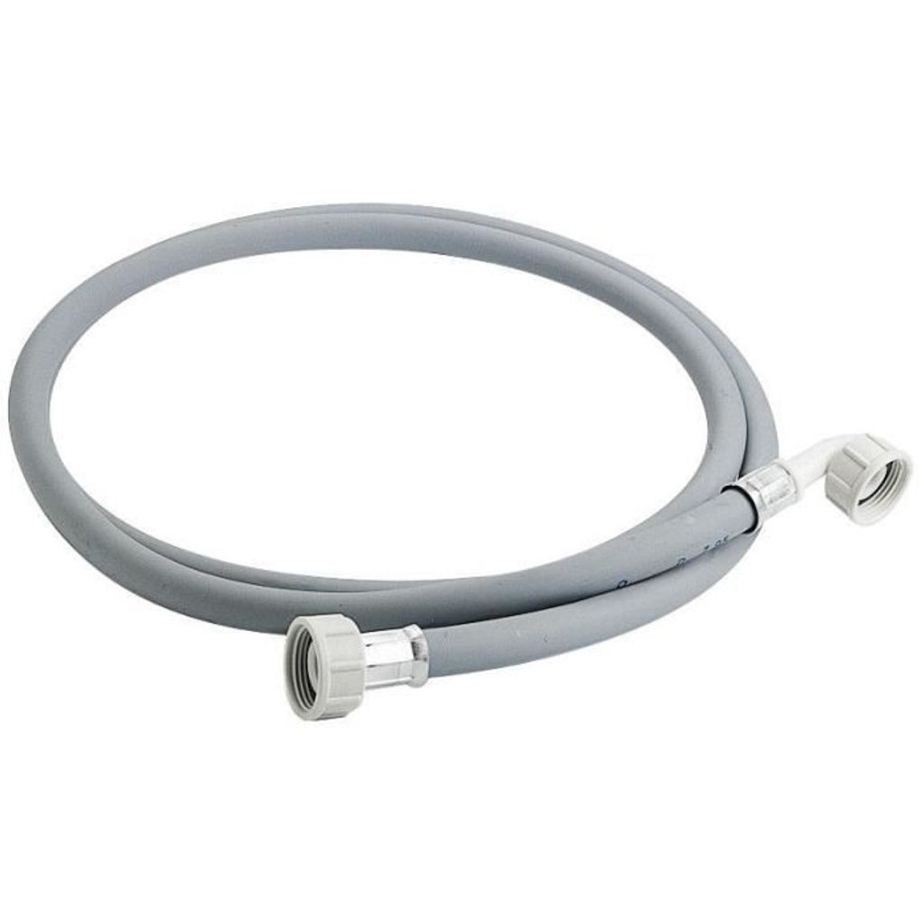 SOMATHERM FOR YOU – Waschmaschinen-Zulaufschlauch – Gerade F-F-Anschlüsse, abgewinkelt, 3/4" – Länge: 5 m