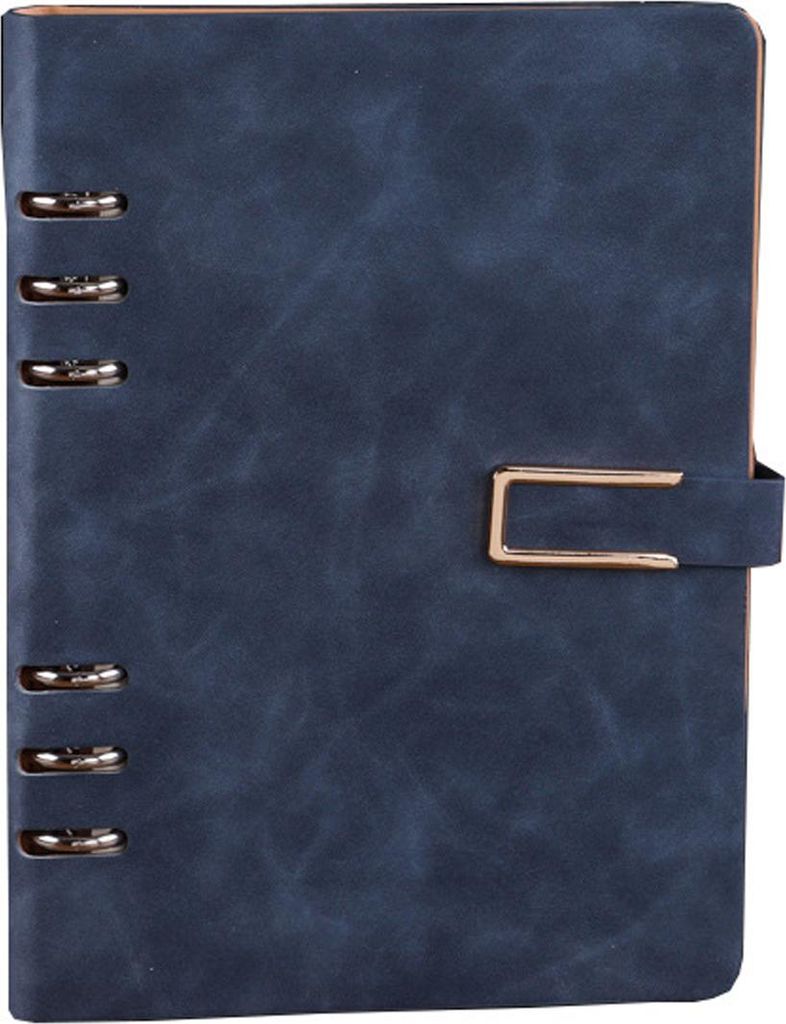 Notizbuch für Büro und Studenten, lose Blätter, Kunstleder, 6 Ringe