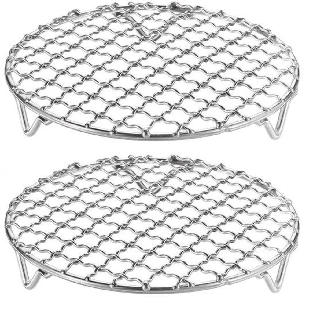 Grille de rôtissage inox 15 cm surélevée de 20 mm avec pieds stables