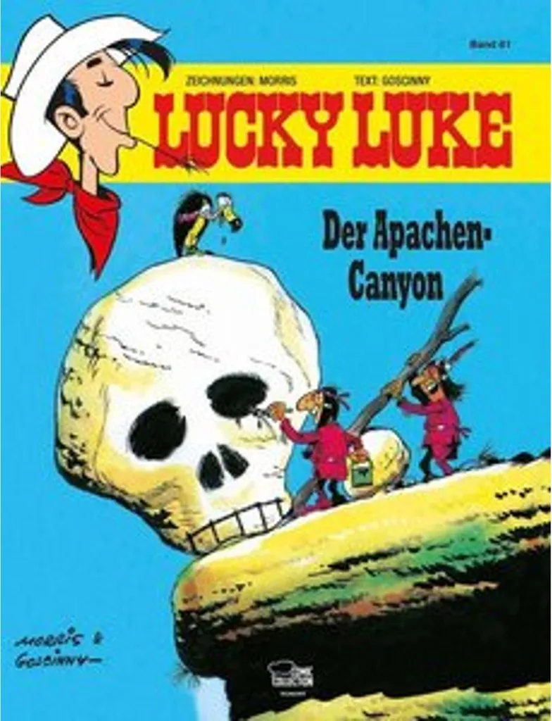 Bande Dessinée Lucky Luke 61 - Album BD Der Apachen-Canyon broché