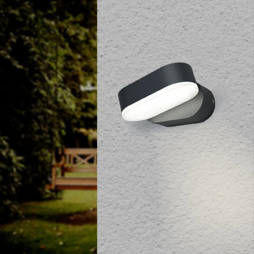Applique LED Extérieure WL6-A4 OPTONICA Noire IP54 Éclairage Mural Chic