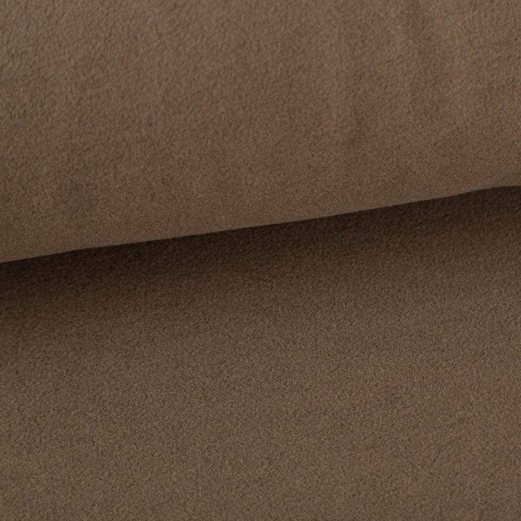 Mantelstoff Meterware Softcoat uni taupe 1,50m Produktbild 