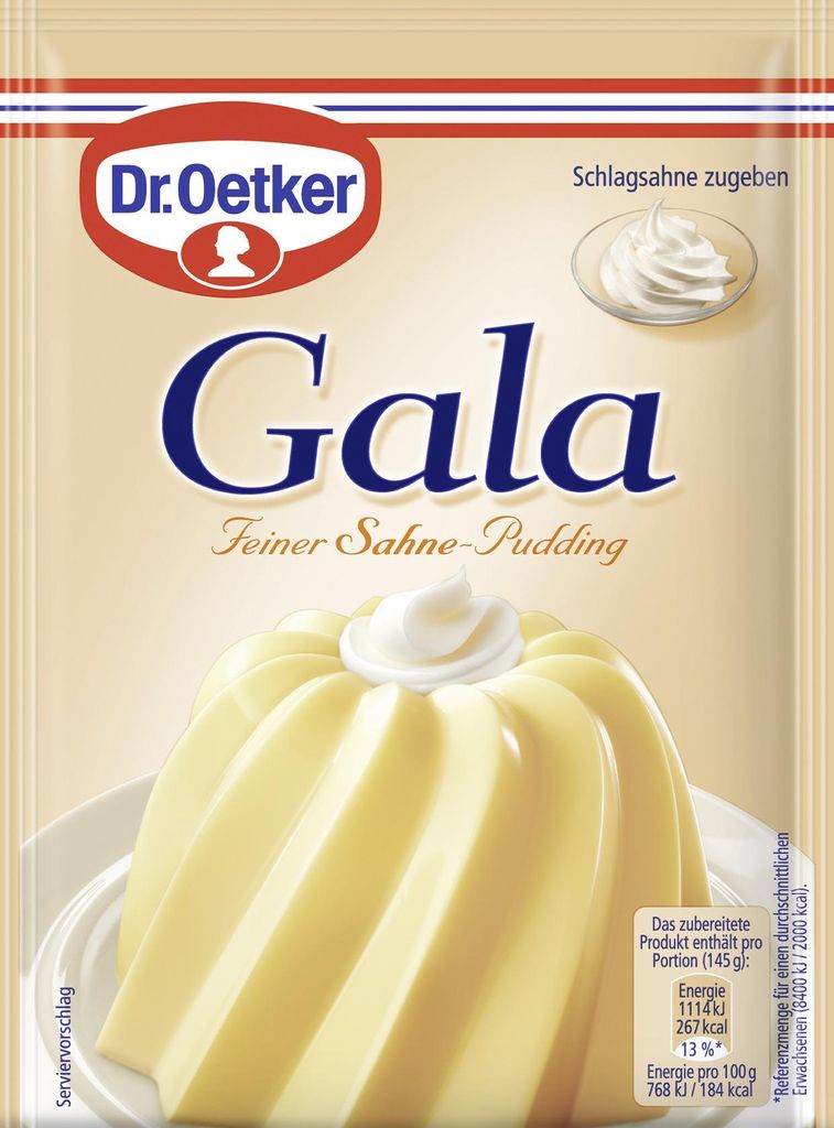 Dr. Oetker Gala Feiner Sahne-Pudding Produktbild 