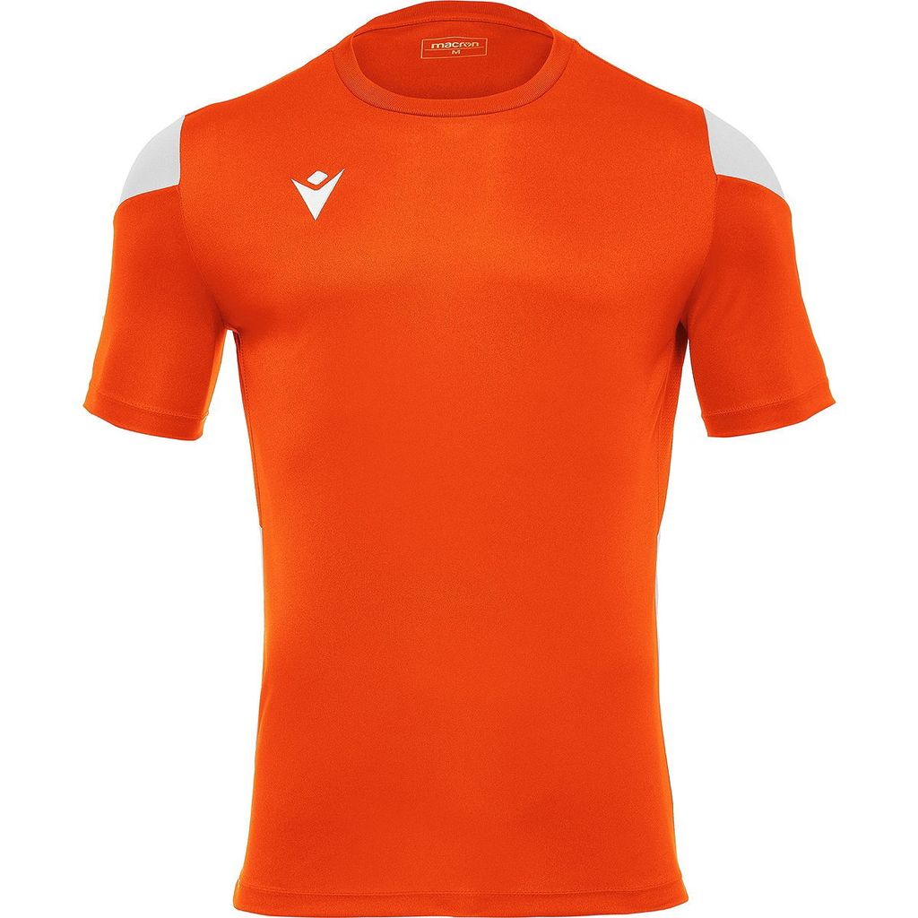 Macron Polis Trikot Kurzarm Herren - Orange / Weiß