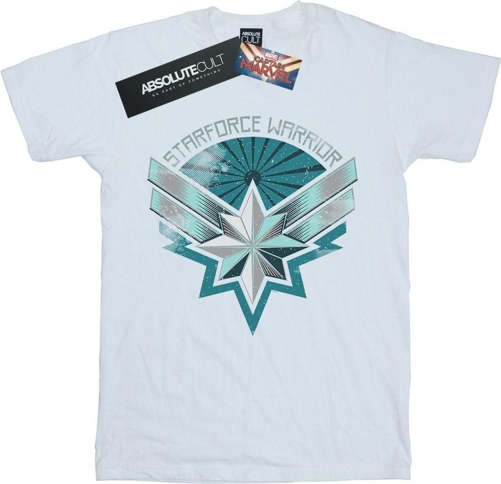 Marvel - "Starforce Warrior" T-Shirt für Herren BI20589 (S) (Weiß)