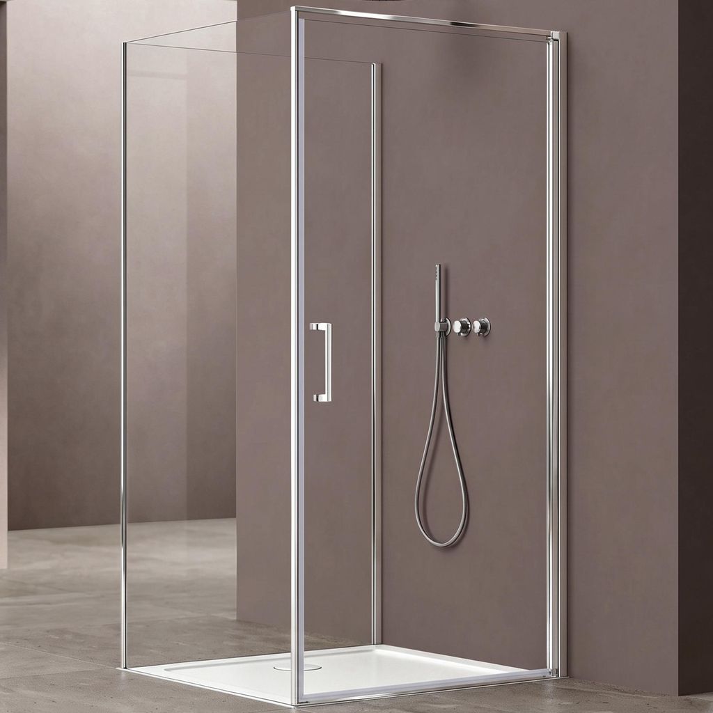 doporro Cabine de Douche Forme U 100x100x100 cm Pare-douche Image du produit 