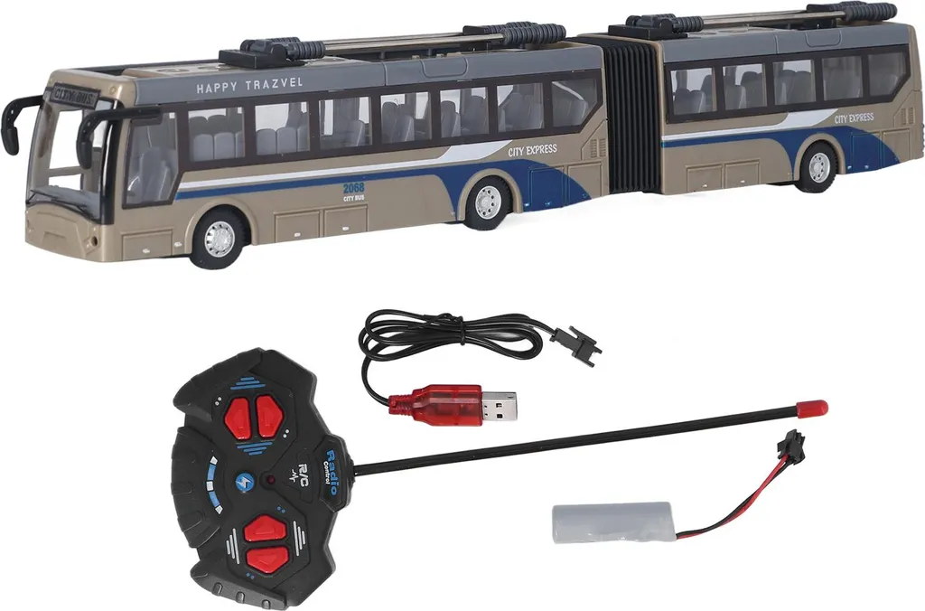 Bus Scolaire RC 1:48 Jaune avec Télécommande Directionnelle pour Enfants