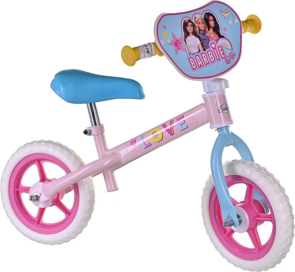 Vélo Barbie Toimsa 1465 rose 10 pouces avec roues de stabilisatrices