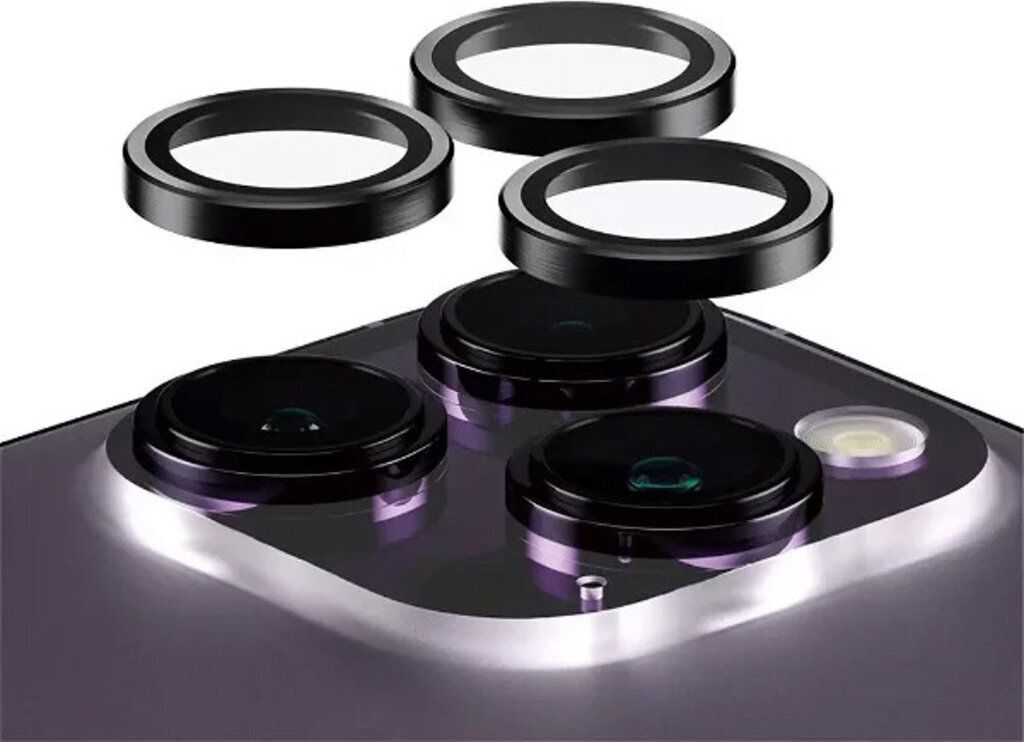 PanzerGlass Hoops iPhone 14 Pro Gehärtetes Glas Kameralinsen Schutz - Hüllenfreundlich