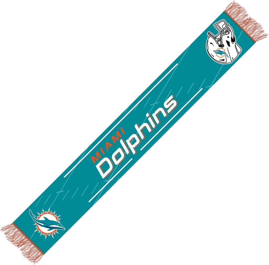 Zimní fanouškovská šála - NFL Miami Dolphins Obrázek produktu 