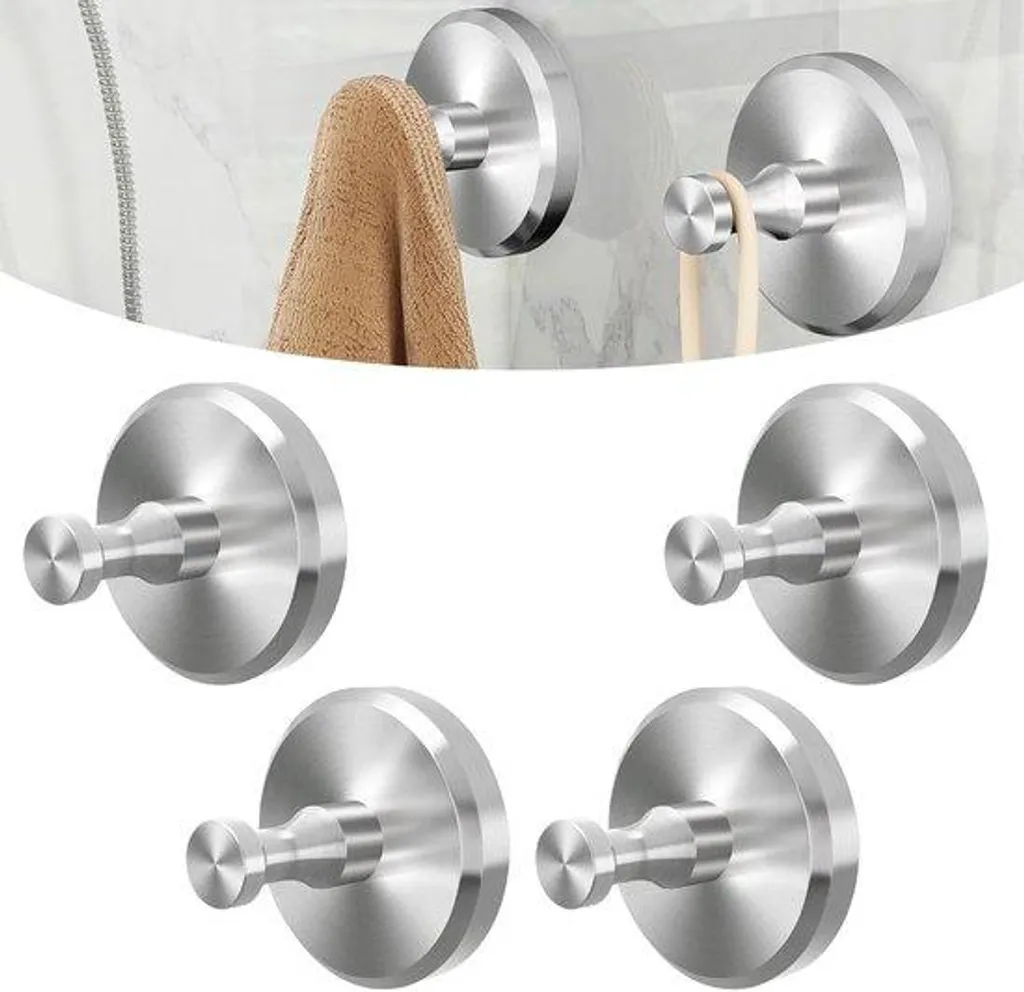 Accroche-serviettes élastique robuste au design minimaliste lot de 4