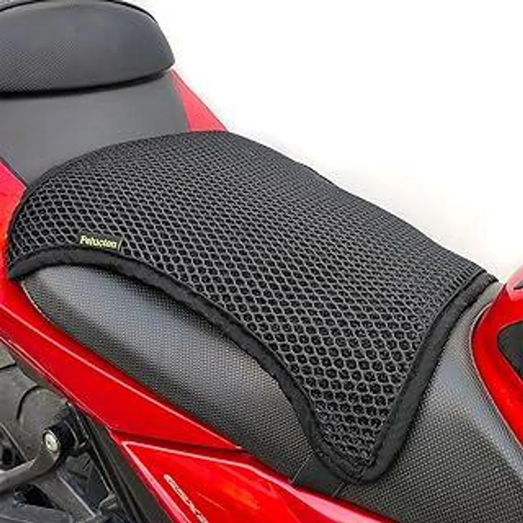 Coprisella Moto in Rete Rinfrescante: Protezione Sella Antiscivolo 3D