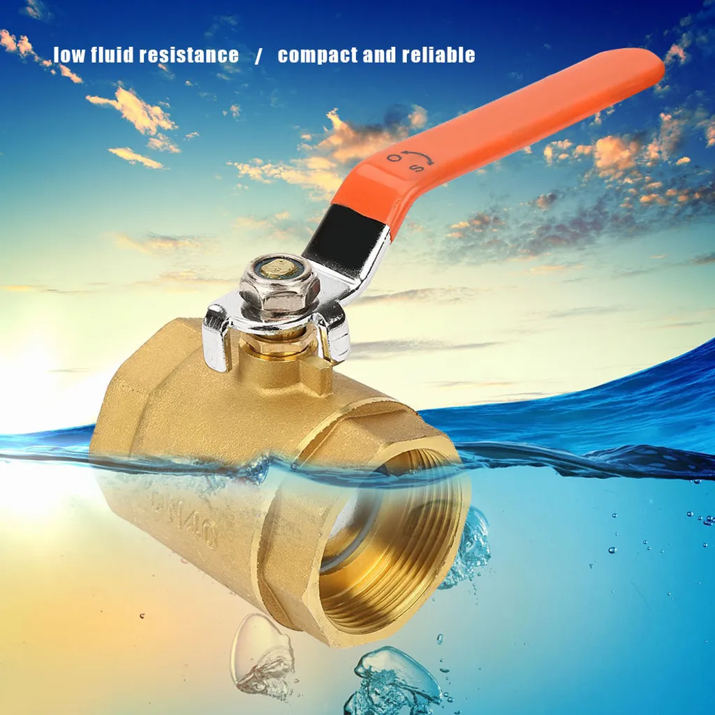 Vanne de coupure DN40 pour installation de plomberie eau et gaz domestique - 2
