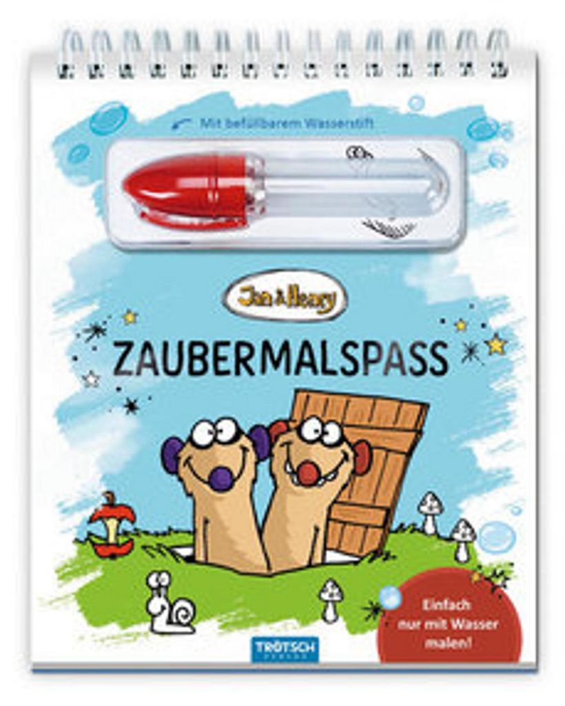 Trötsch Jan & Henry Zaubermalspaß mit Wasserstift