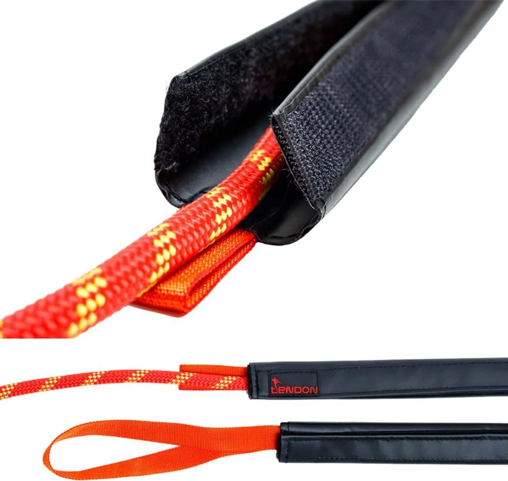 Salva Corda Professionale 100cm PVC Nero - Protezione Anti-Usura Tendine