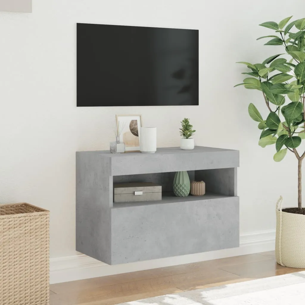 Pensile TV LED Gaming Grigio Cemento 60x30x40 - Setup Postazione - 5
