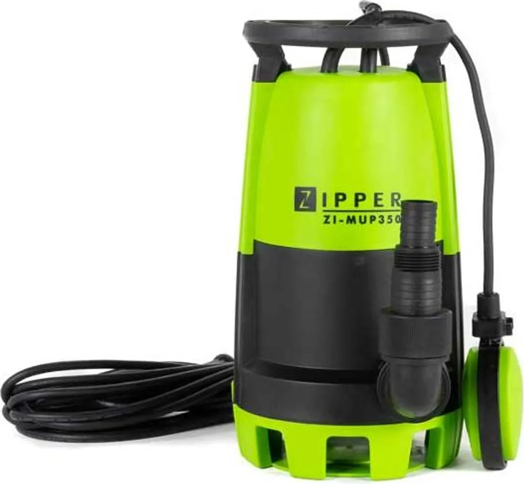 Pompe immergée eaux usées Zipper ZI-MUP350 avec flotteur auto 7m