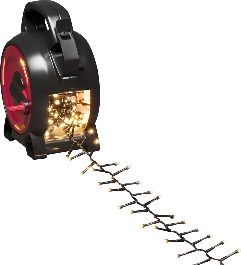 Guirlande Lumineuse Extérieure 300 Micro LED Blanc Chaud avec Dévidoir - 8