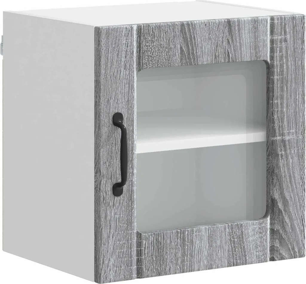 Elegante Mobiletto Grigio Sonoma 40x31x40 cm per Cucina Componibile