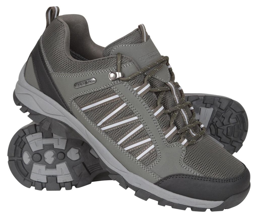 Mountain Warehouse - Herren Wanderschuhe "Path", Wasserfest MW1339 (44 EU) (Khakigrün)