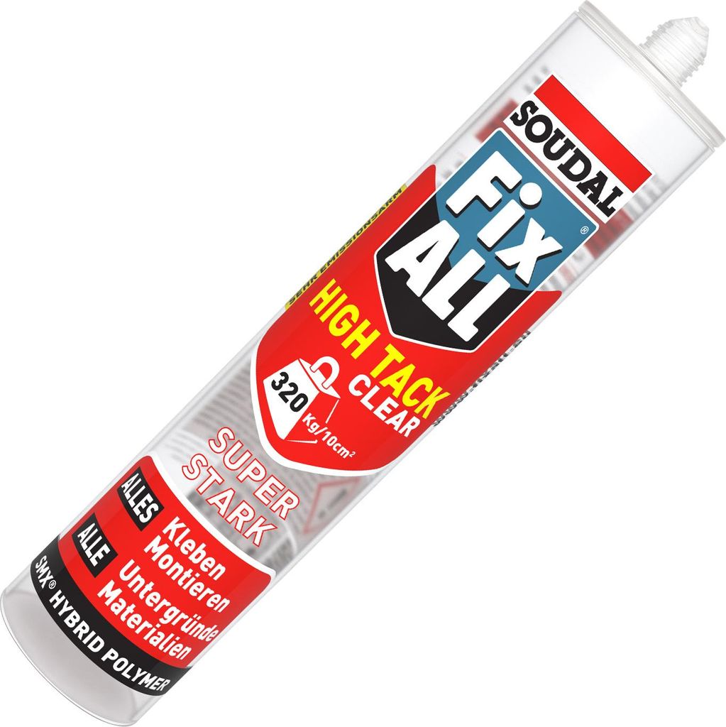 Soudal Montagekleber Fix All High Tack 305 g clear Polymerkleber Alleskleber