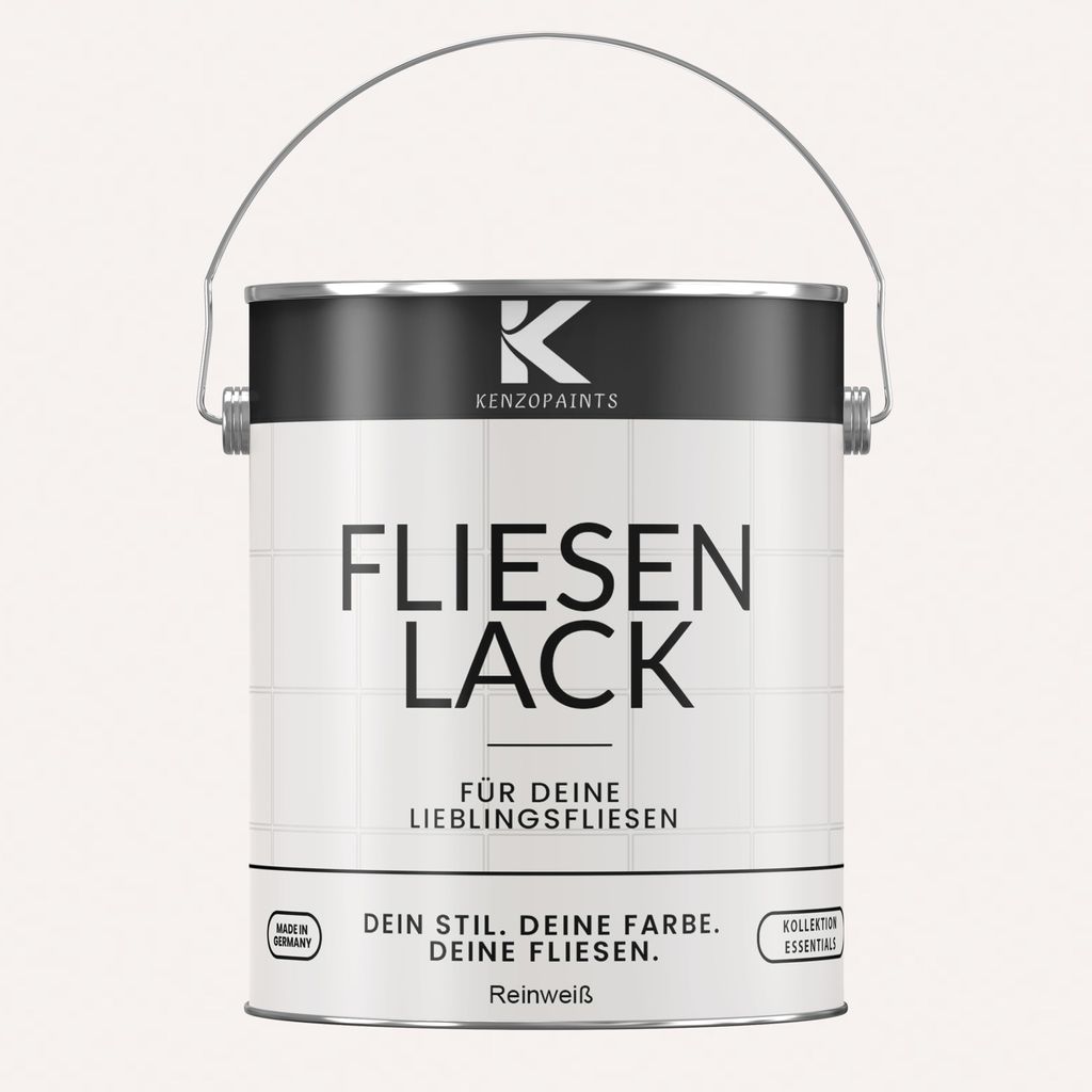 Kenzopaints 2,5Liter Fliesenlack Fliesenfarbe - Reinweiß Produktbild 