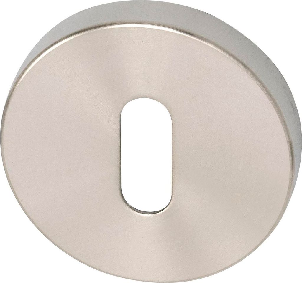 Blindrosette Schlüsselrosette Rosette BB ø 52x9mm Edelstahl matt